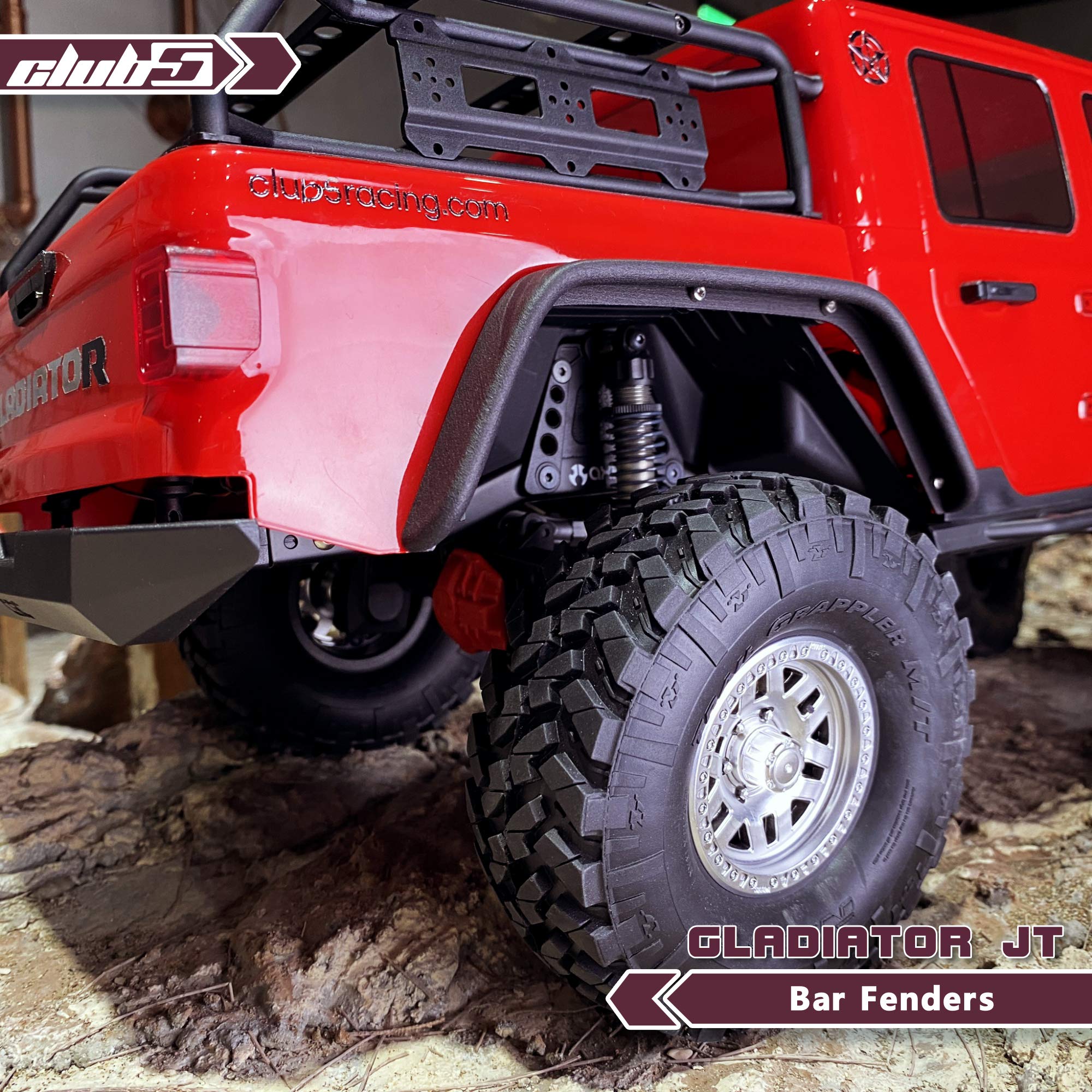 Amazon.co.jp: クラブ5バーフェンダー SCX10 III Jeep JT
